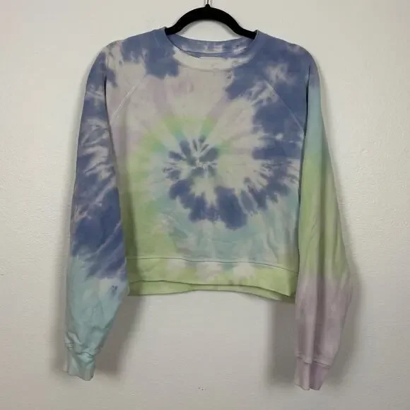 Electric & Rose Anthropologie Tie Dye Crew Neck Pullover Sweater Small - Picture 1 of 4